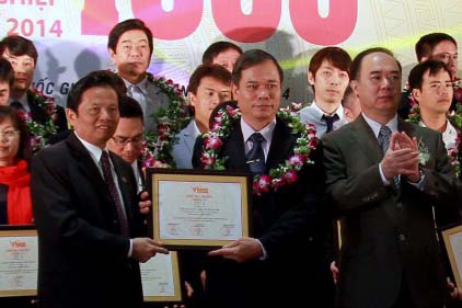 lideco vinh danh trong top 1000 doanh nghiep lon nhat vn 1